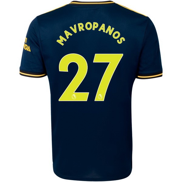Camiseta Arsenal NO.27 Mavropanos Tercera equipación 2019-2020 Azul